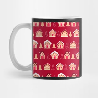 Colourful gingerbread houses Mug